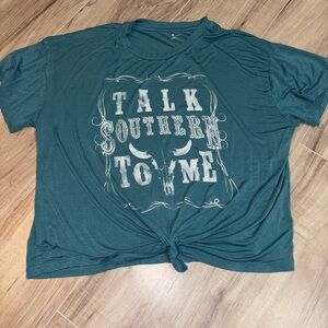 Teal True Craft t-shirt